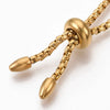 Bolo Bracelet Chain with Teardrop, 304 Stainless Steel, Medium Chain - The Argus Collection