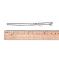Bolo Bracelet Chain with Teardrop, 304 Stainless Steel, Medium Chain - The Argus Collection