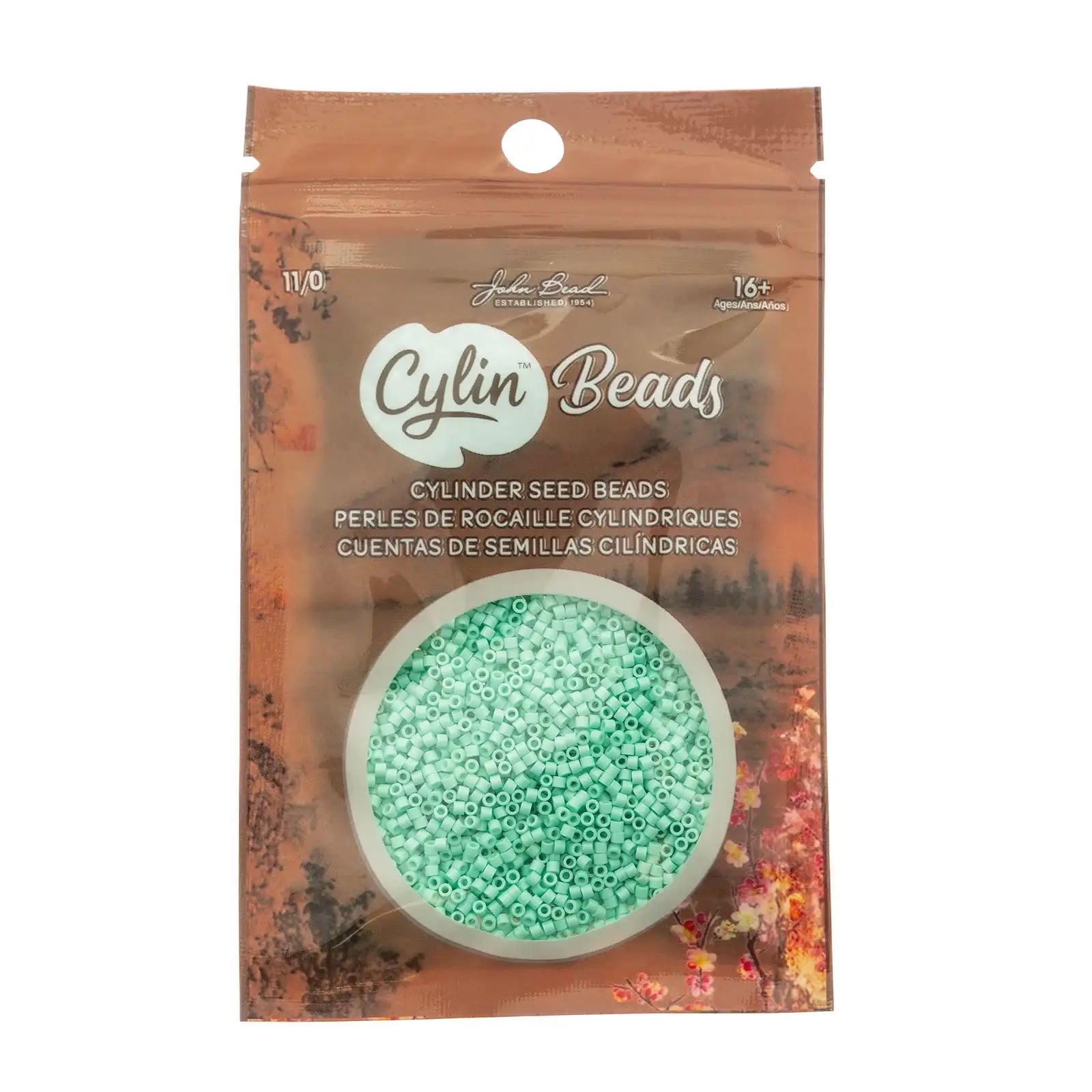 Cylin™ Beads 11/0, CY11-1104 Opaque Seafoam, 25g - Cylin™ Beads 11/0, CY11-1104 Opaque Seafoam, 25g - Default Title , The Argus Collection