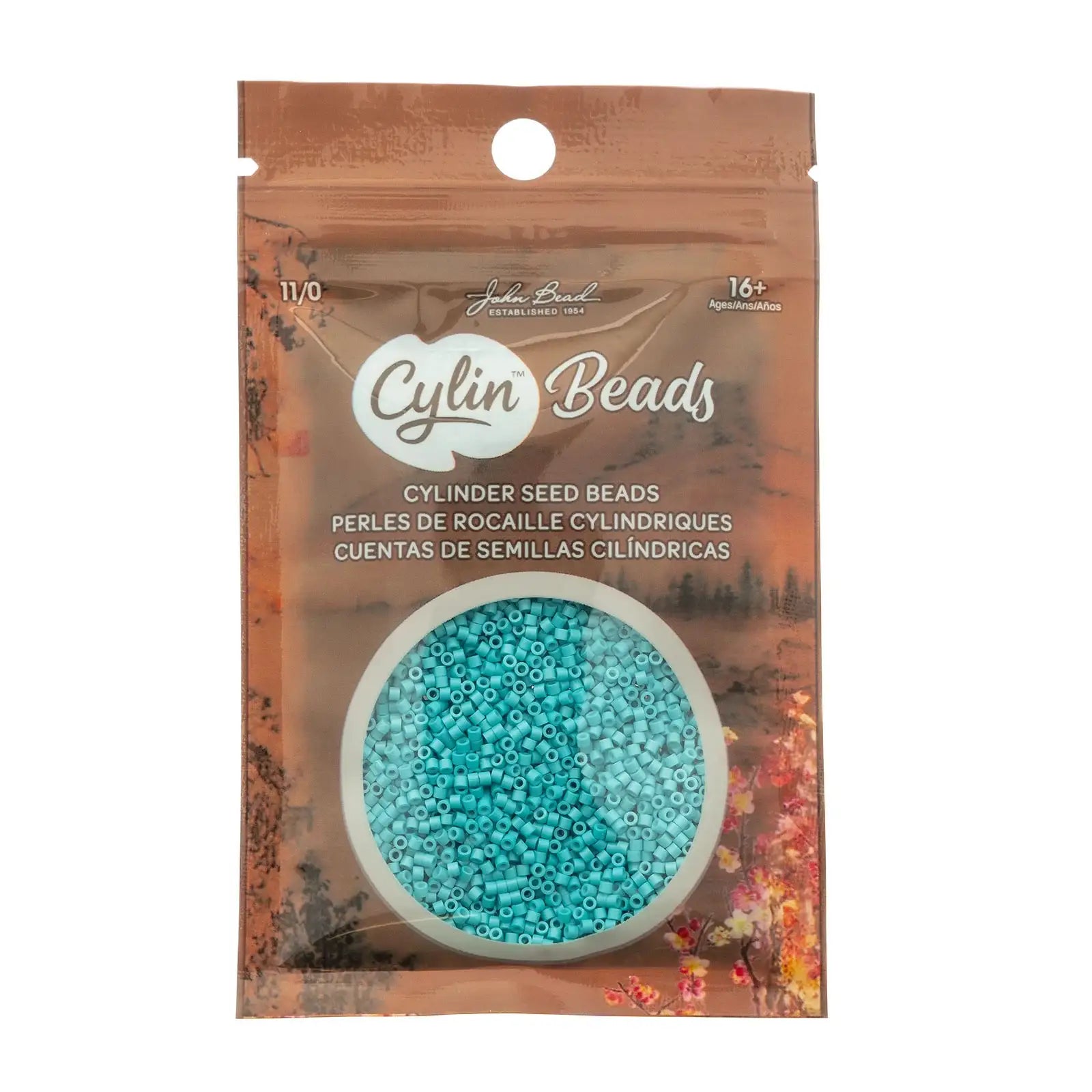 Cylin™ Beads 11/0, CY11-1106 Opaque Turquoise Blue, 25g - Cylin™ Beads 11/0, CY11-1106 Opaque Turquoise Blue, 25g - Default Title , The Argus Collection