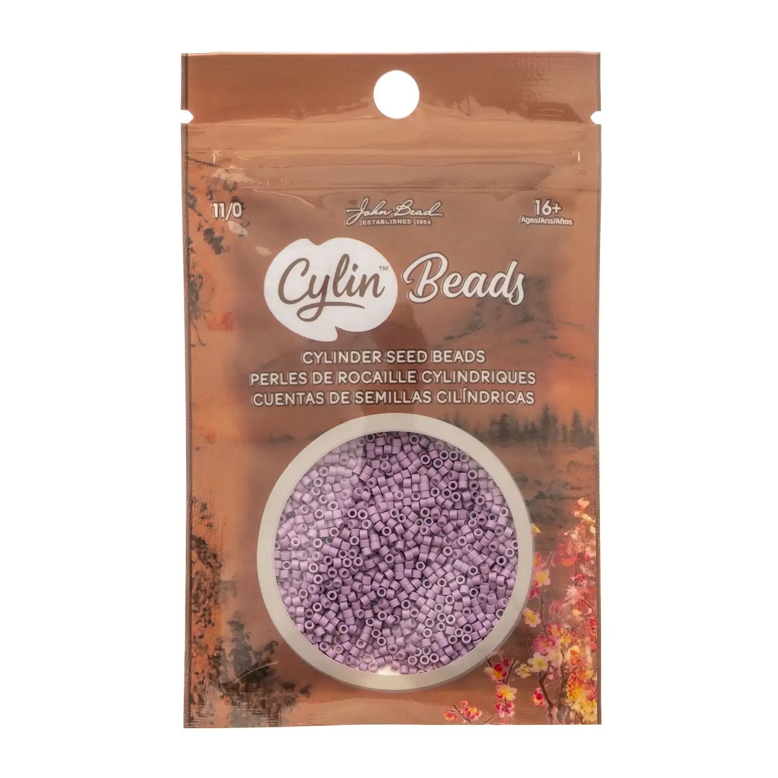 Cylin™ Beads 11/0, CY11-1110 Opaque Lilac, 25g - Cylin™ Beads 11/0, CY11-1110 Opaque Lilac, 25g - Default Title , The Argus Collection
