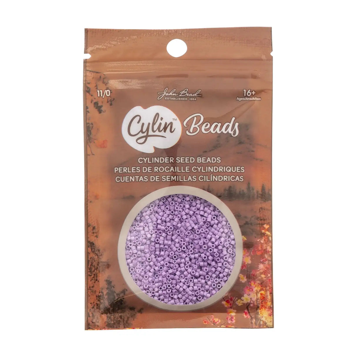 Cylin™ Beads 11/0, CY11-1111 Opaque Light Purple, 25g - Cylin™ Beads 11/0, CY11-1111 Opaque Light Purple, 25g - Default Title , The Argus Collection
