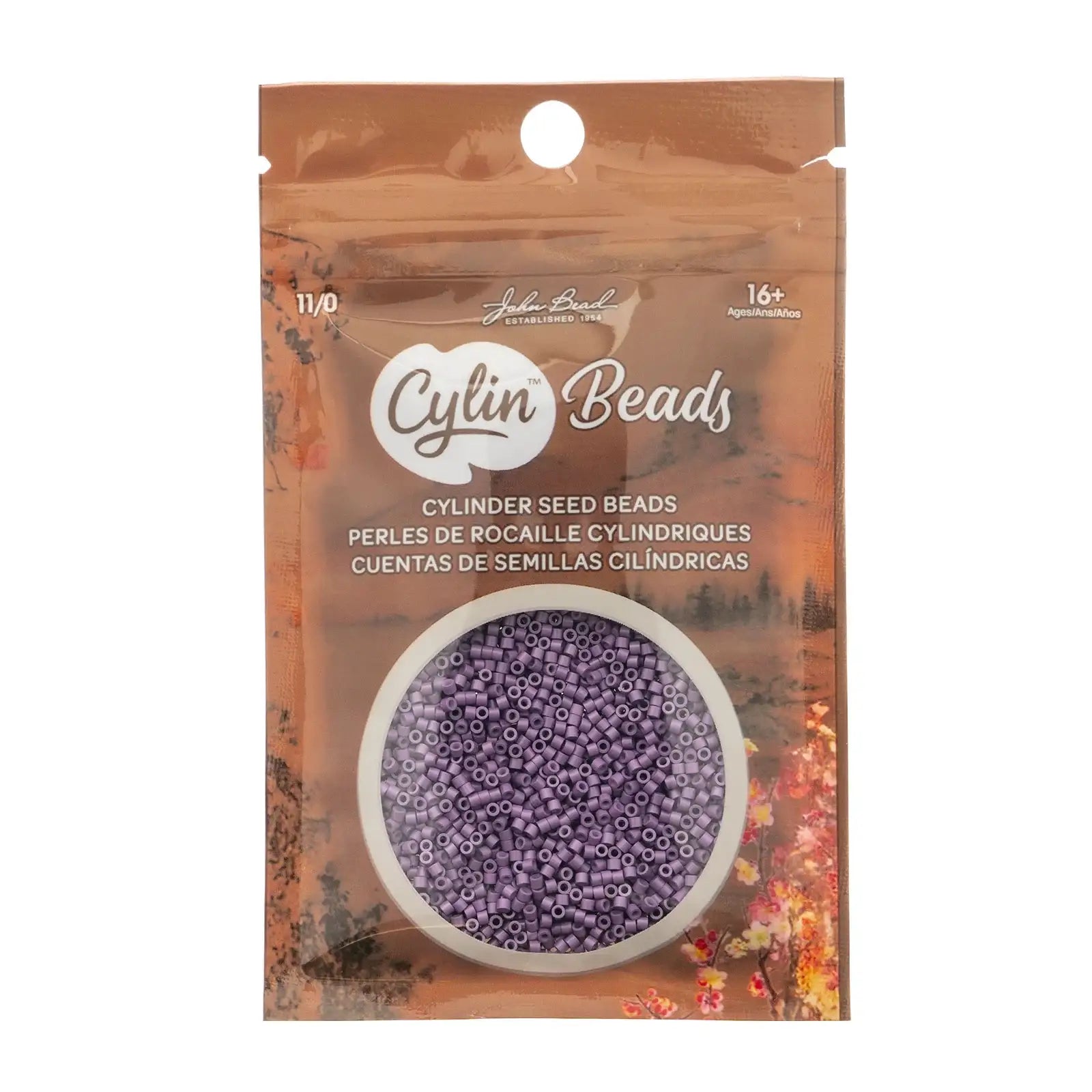 Cylin™ Beads 11/0, CY11-1112 Opaque Dark Mauve, 25g - Cylin™ Beads 11/0, CY11-1112 Opaque Dark Mauve, 25g - Default Title , The Argus Collection