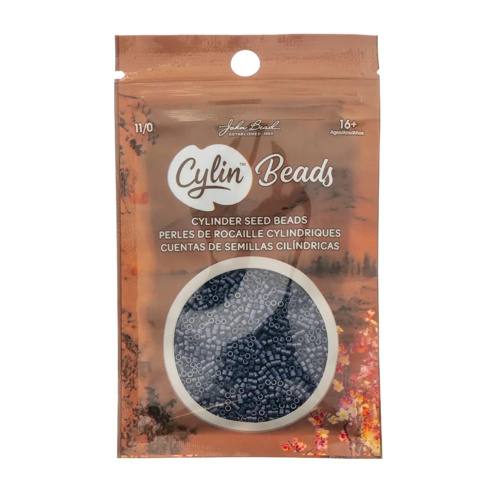 Cylin™ Beads 11/0, CY11-1113 Opaque Navy Blue, 25g - Cylin™ Beads 11/0, CY11-1113 Opaque Navy Blue, 25g - Default Title , The Argus Collection