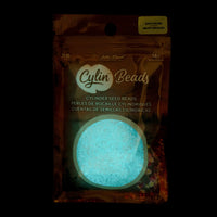 Cylin™ Beads 11/0, CY11-1135 Glow in Dark AB White to Turquoise, 25g - Cylin™ Beads 11/0, CY11-1135 Glow in Dark AB White to Turquoise, 25g - Default Title , The Argus Collection