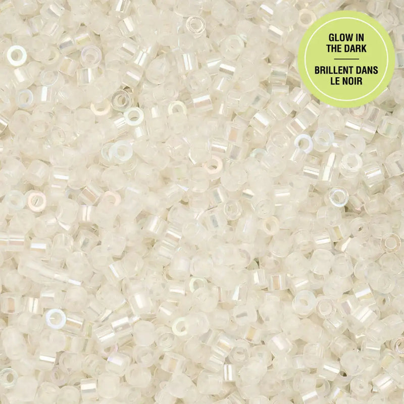 Cylin™ Beads 11/0, CY11-1116 Glow in Dark AB White to Sky, 25g - Cylin™ Beads 11/0, CY11-1116 Glow in Dark AB White to Sky, 25g - Default Title , The Argus Collection