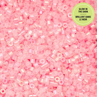 Cylin™ Beads 11/0, CY11-1118 Glow in Dark AB Pink Neon, 25g - Cylin™ Beads 11/0, CY11-1118 Glow in Dark AB Pink Neon, 25g - Default Title , The Argus Collection