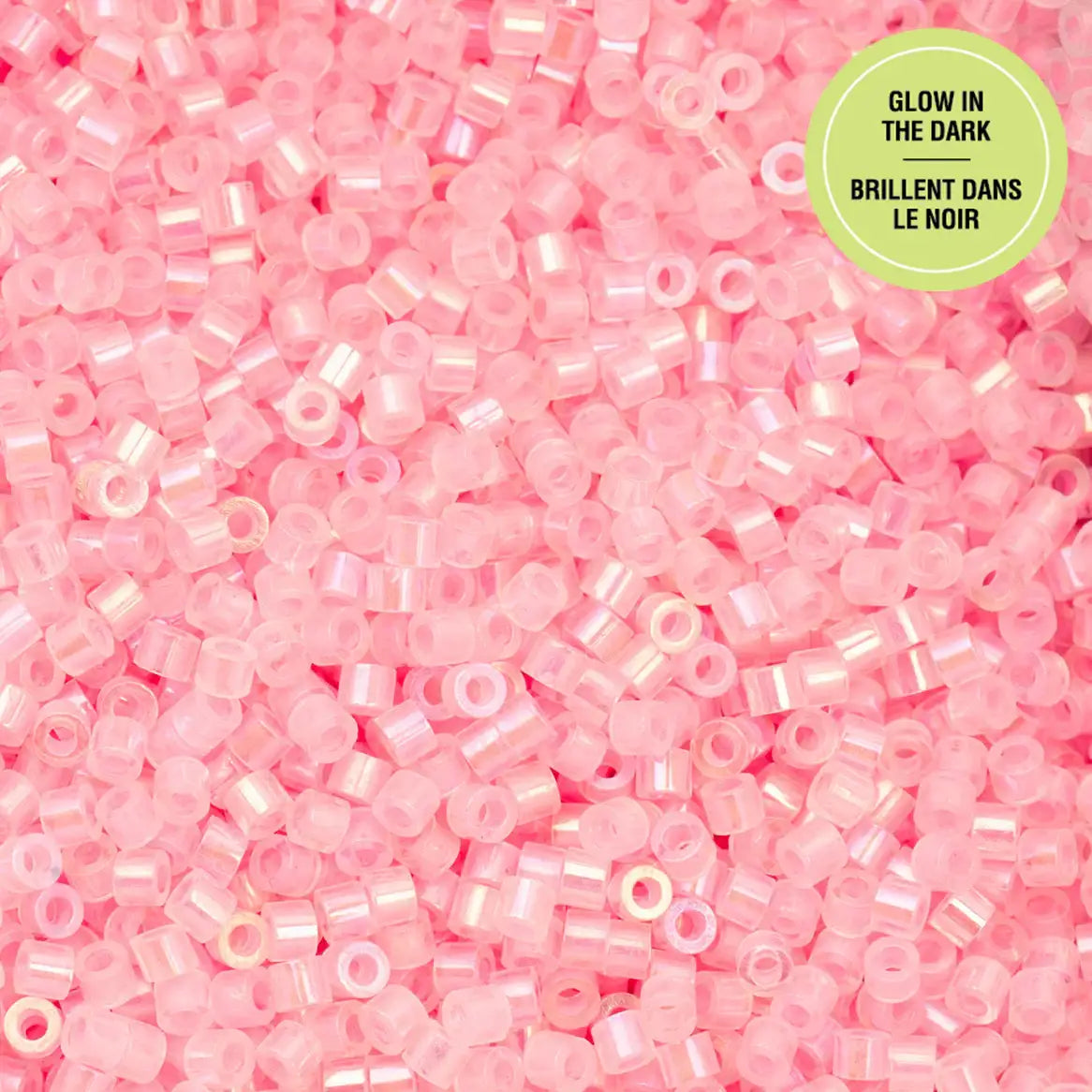 Cylin™ Beads 11/0, CY11-1118 Glow in Dark AB Pink Neon, 25g - Cylin™ Beads 11/0, CY11-1118 Glow in Dark AB Pink Neon, 25g - Default Title , The Argus Collection