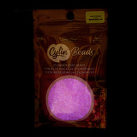 Cylin™ Beads 11/0, CY11-1119 Glow in Dark AB Rose, 25g - Cylin™ Beads 11/0, CY11-1119 Glow in Dark AB Rose, 25g - Default Title , The Argus Collection