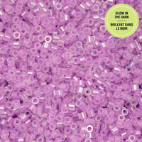 Cylin™ Beads 11/0, CY11-1121 Glow in Dark AB Purple, 25g - Cylin™ Beads 11/0, CY11-1121 Glow in Dark AB Purple, 25g - Default Title , The Argus Collection