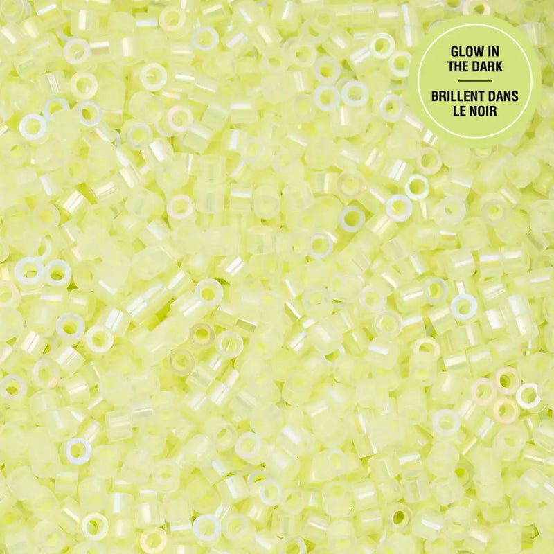 Cylin™ Beads 11/0, CY11-1123 Glow in Dark AB Yellow Neon, 25g - Cylin™ Beads 11/0, CY11-1123 Glow in Dark AB Yellow Neon, 25g - Default Title , The Argus Collection