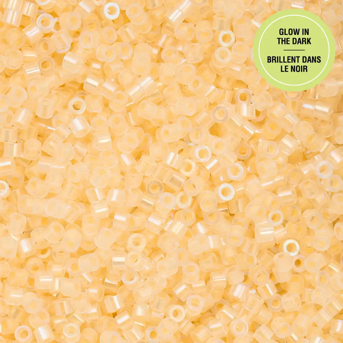 Cylin™ Beads 11/0, CY11-1127 Glow in Dark AB Light Yellow, 25g - Cylin™ Beads 11/0, CY11-1127 Glow in Dark AB Light Yellow, 25g - Default Title , The Argus Collection