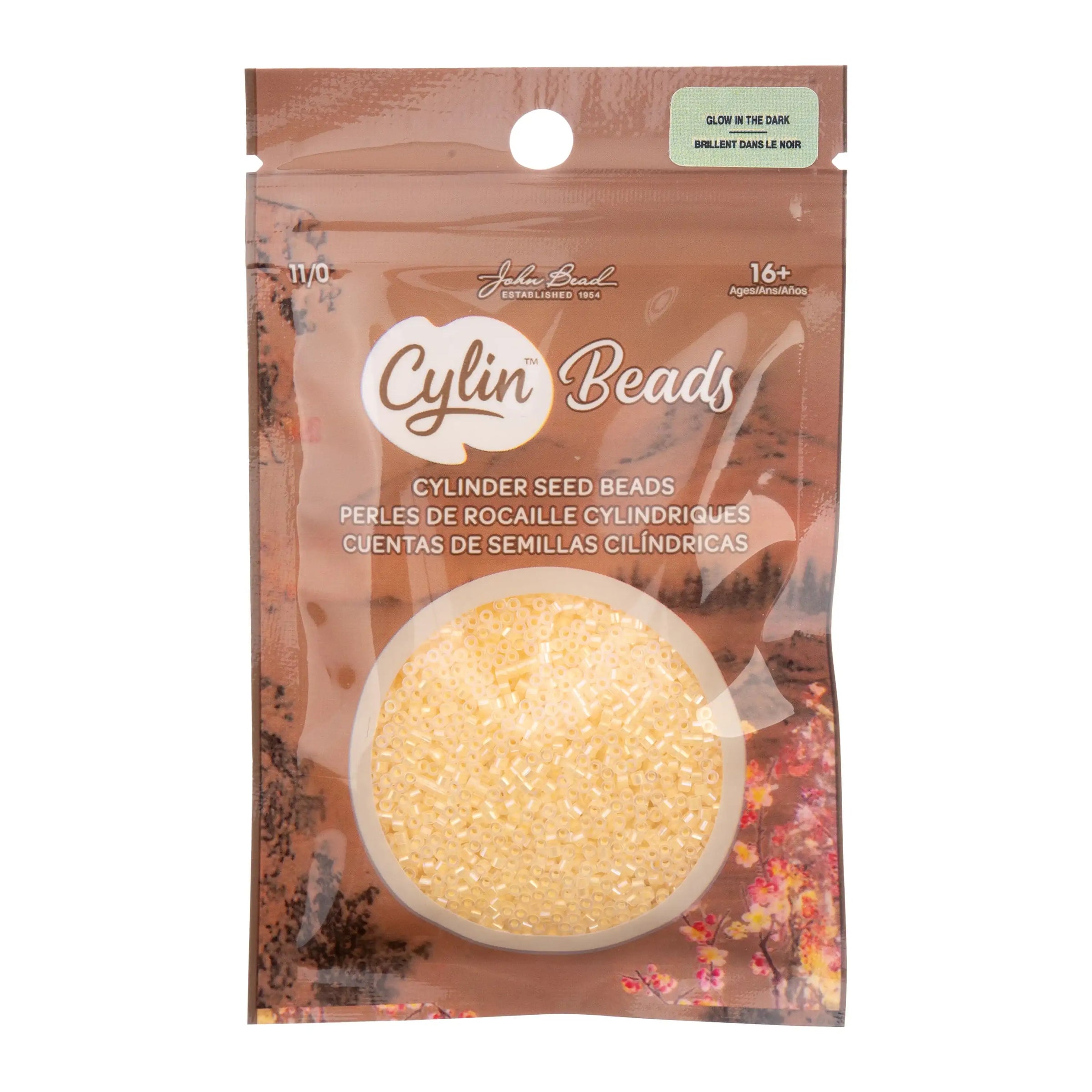Cylin™ Beads 11/0, CY11-1127 Glow in Dark AB Light Yellow, 25g - Cylin™ Beads 11/0, CY11-1127 Glow in Dark AB Light Yellow, 25g - Default Title , The Argus Collection