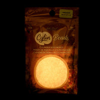 Cylin™ Beads 11/0, CY11-1129 Glow in Dark AB Coral, 25g - Cylin™ Beads 11/0, CY11-1129 Glow in Dark AB Coral, 25g - Default Title , The Argus Collection
