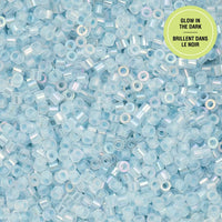 Cylin™ Beads 11/0, CY11-1130 Glow in Dark AB Blue, 25g - Cylin™ Beads 11/0, CY11-1130 Glow in Dark AB Blue, 25g - Default Title , The Argus Collection