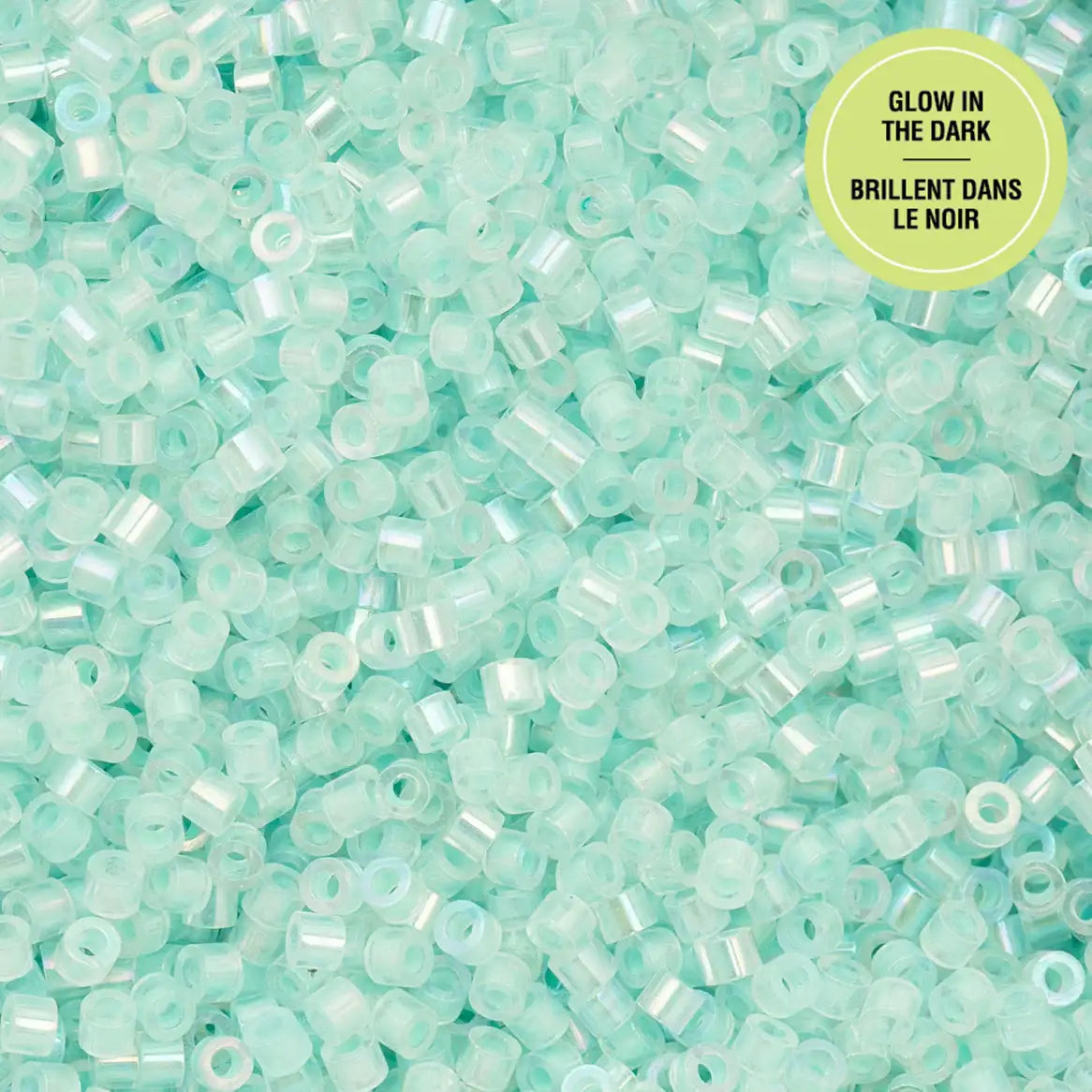 Cylin™ Beads 11/0, CY11-1132 Glow in Dark AB Turquoise, 25g - Cylin™ Beads 11/0, CY11-1132 Glow in Dark AB Turquoise, 25g - Default Title , The Argus Collection