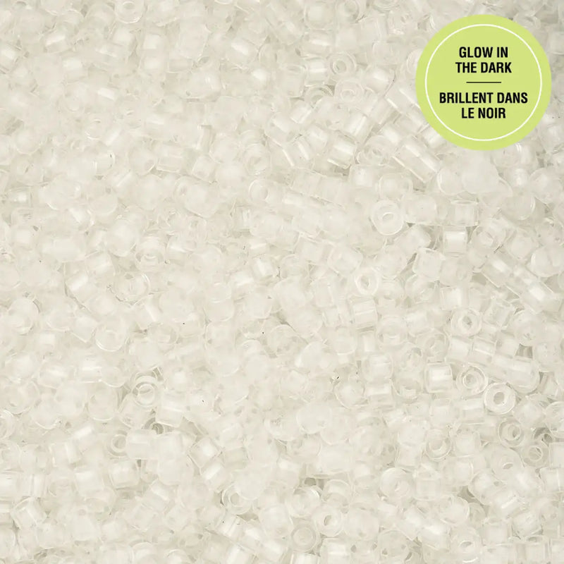 Cylin™ Beads 11/0, CY11-1136 Glow in Dark White to Sky, 25g - Cylin™ Beads 11/0, CY11-1136 Glow in Dark White to Sky, 25g - Default Title , The Argus Collection