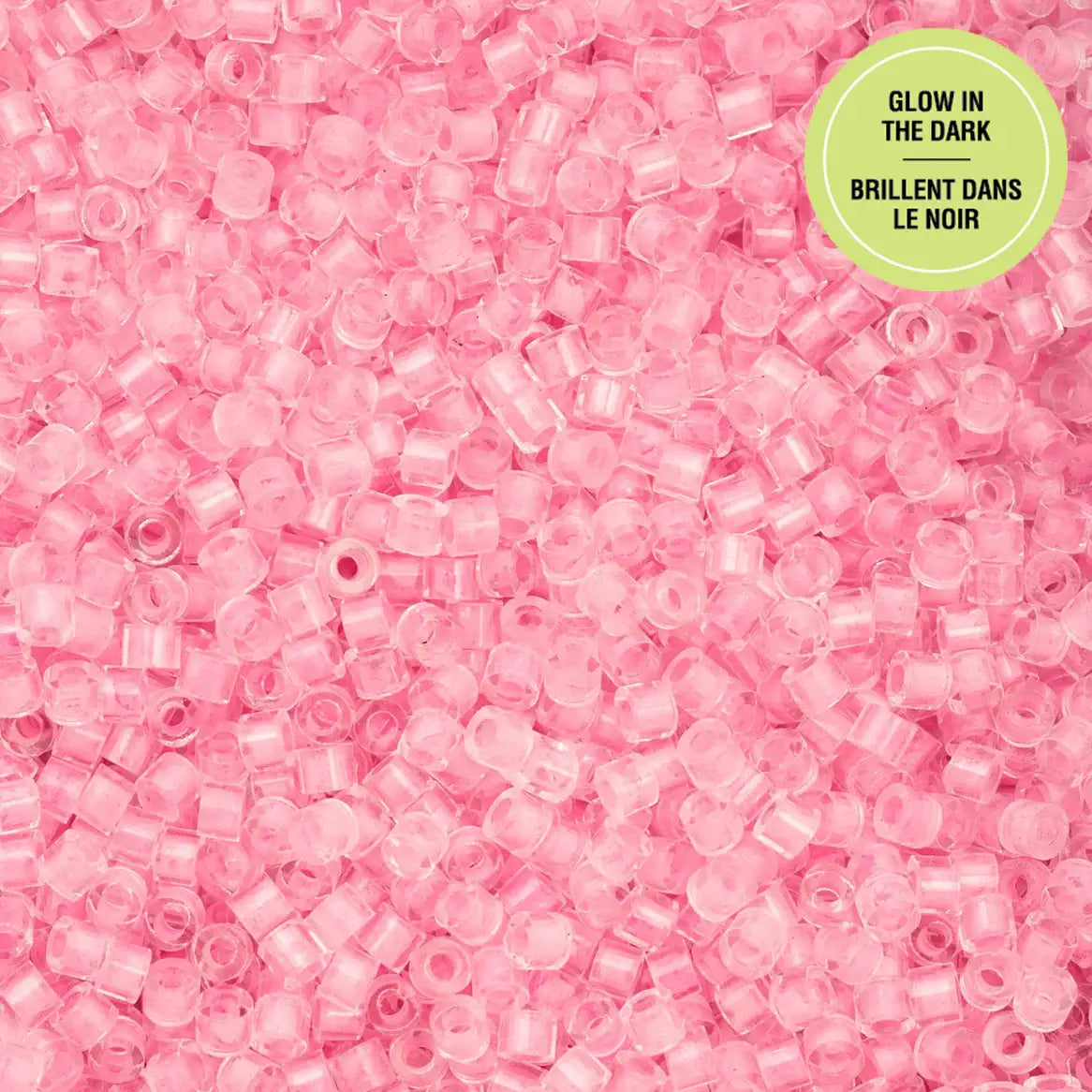 Cylin™ Beads 11/0, CY11-1137 Glow in Dark Pink, 25g - Cylin™ Beads 11/0, CY11-1137 Glow in Dark Pink, 25g - Default Title , The Argus Collection