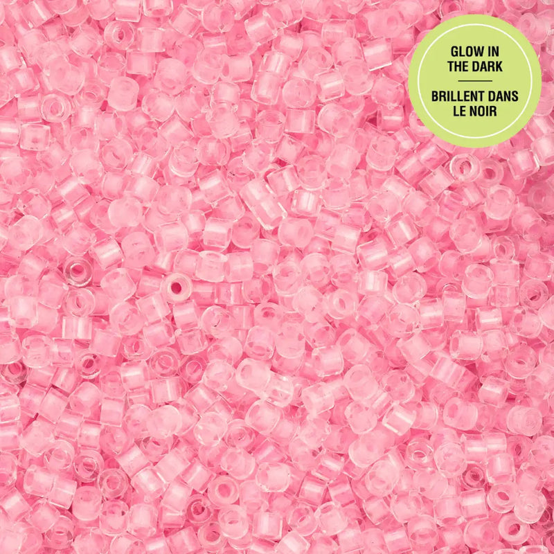 Cylin™ Beads 11/0, CY11-1137 Glow in Dark Pink, 25g - Cylin™ Beads 11/0, CY11-1137 Glow in Dark Pink, 25g - Default Title , The Argus Collection