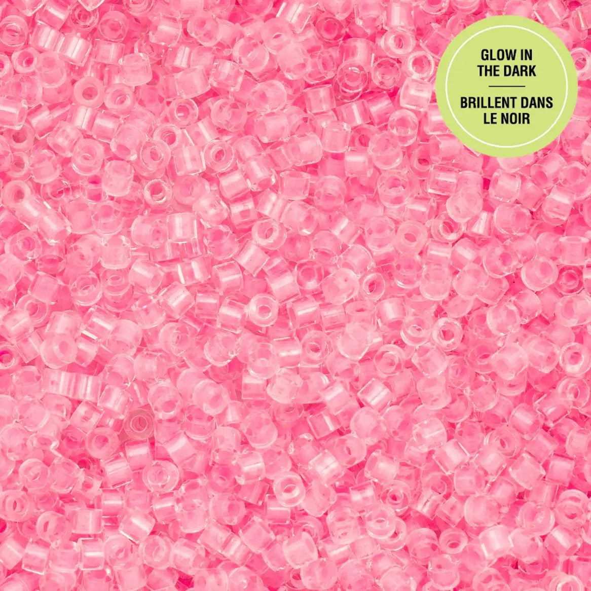 Cylin™ Beads 11/0, CY11-1139 Glow in Dark Rose, 25g - Cylin™ Beads 11/0, CY11-1139 Glow in Dark Rose, 25g - Default Title , The Argus Collection