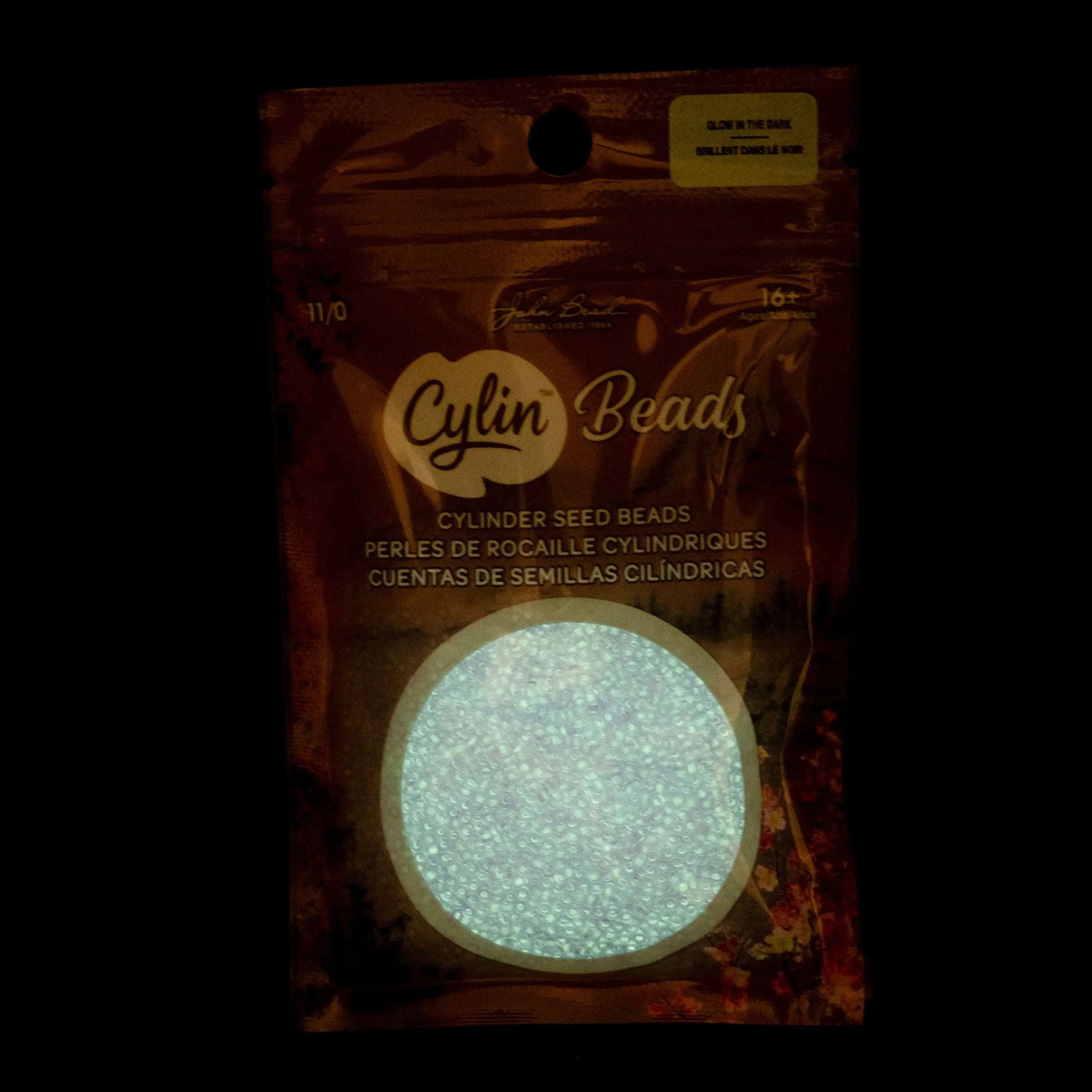 Cylin™ Beads 11/0, CY11-1141 Glow in Dark Purple, 25g - Cylin™ Beads 11/0, CY11-1141 Glow in Dark Purple, 25g - Default Title , The Argus Collection
