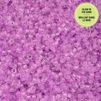 Cylin™ Beads 11/0, CY11-1141 Glow in Dark Purple, 25g - Cylin™ Beads 11/0, CY11-1141 Glow in Dark Purple, 25g - Default Title , The Argus Collection