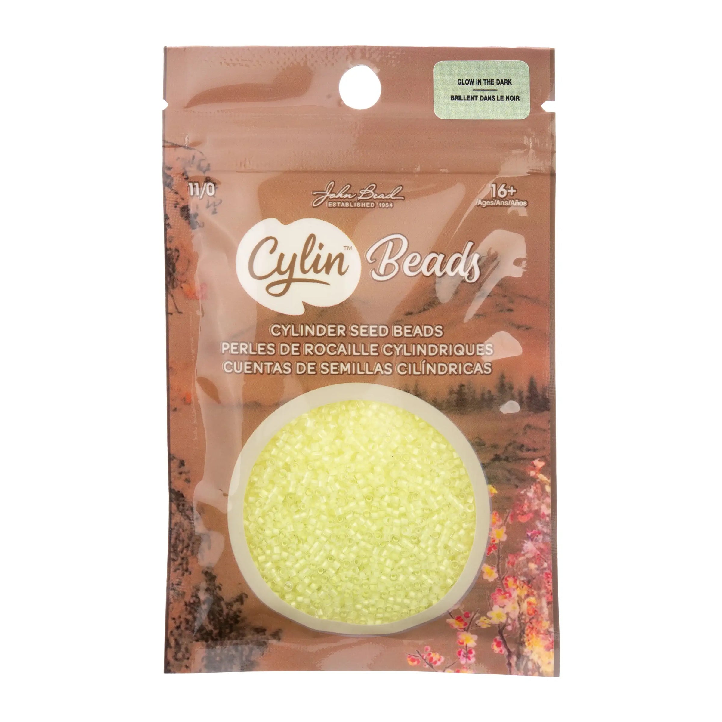 Cylin™ Beads 11/0, CY11-1143 Glow in Dark Yellow Neon, 25g - Cylin™ Beads 11/0, CY11-1143 Glow in Dark Yellow Neon, 25g - Default Title , The Argus Collection