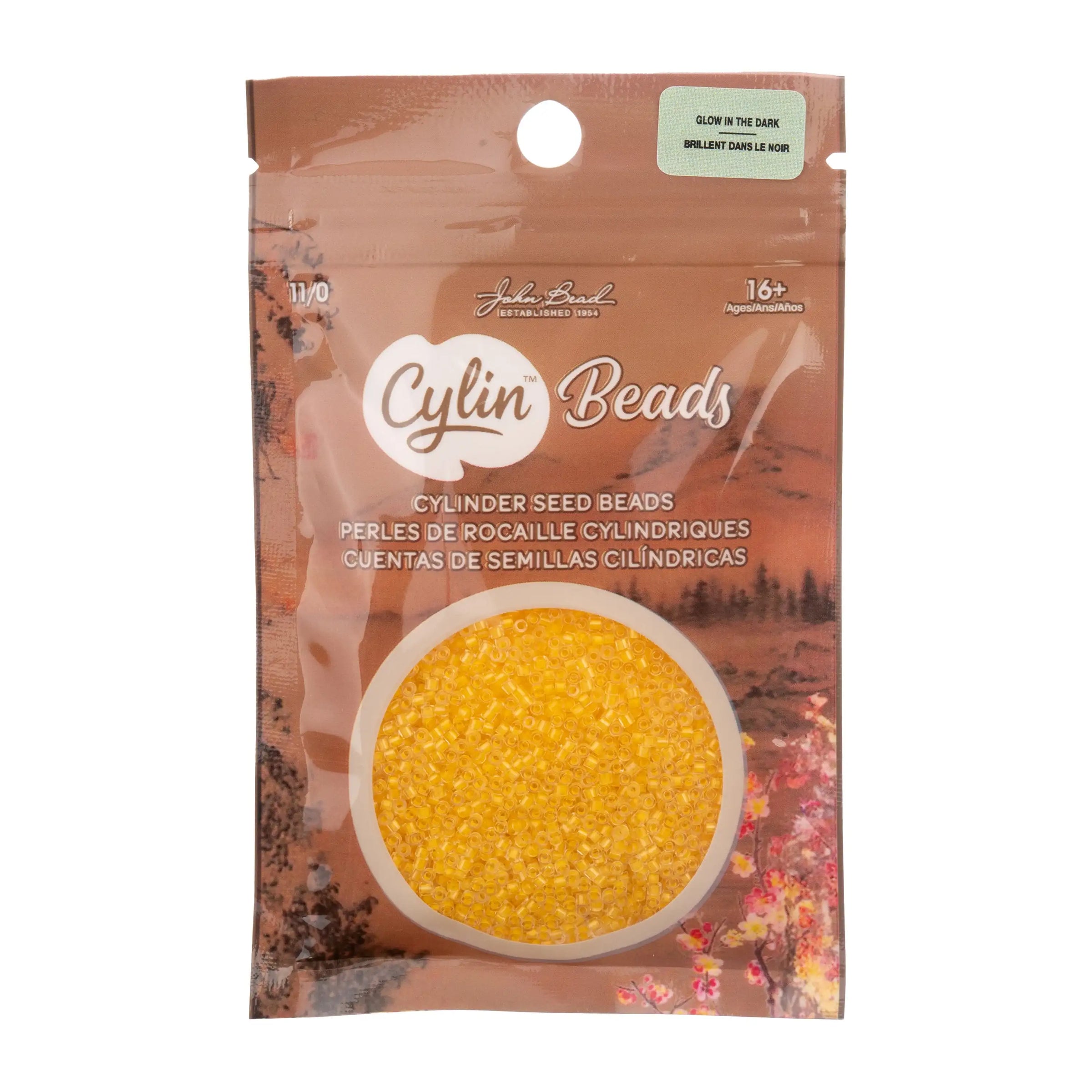 Cylin™ Beads 11/0, CY11-1146 Glow in Dark Gold Yellow, 25g - Cylin™ Beads 11/0, CY11-1146 Glow in Dark Gold Yellow, 25g - Default Title , The Argus Collection