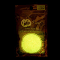 Cylin™ Beads 11/0, CY11-1147 Glow in Dark Light Yellow, 25g - Cylin™ Beads 11/0, CY11-1147 Glow in Dark Light Yellow, 25g - Default Title , The Argus Collection