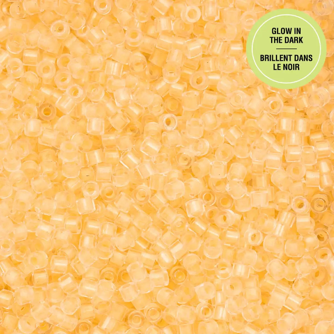 Cylin™ Beads 11/0, CY11-1147 Glow in Dark Light Yellow, 25g - Cylin™ Beads 11/0, CY11-1147 Glow in Dark Light Yellow, 25g - Default Title , The Argus Collection