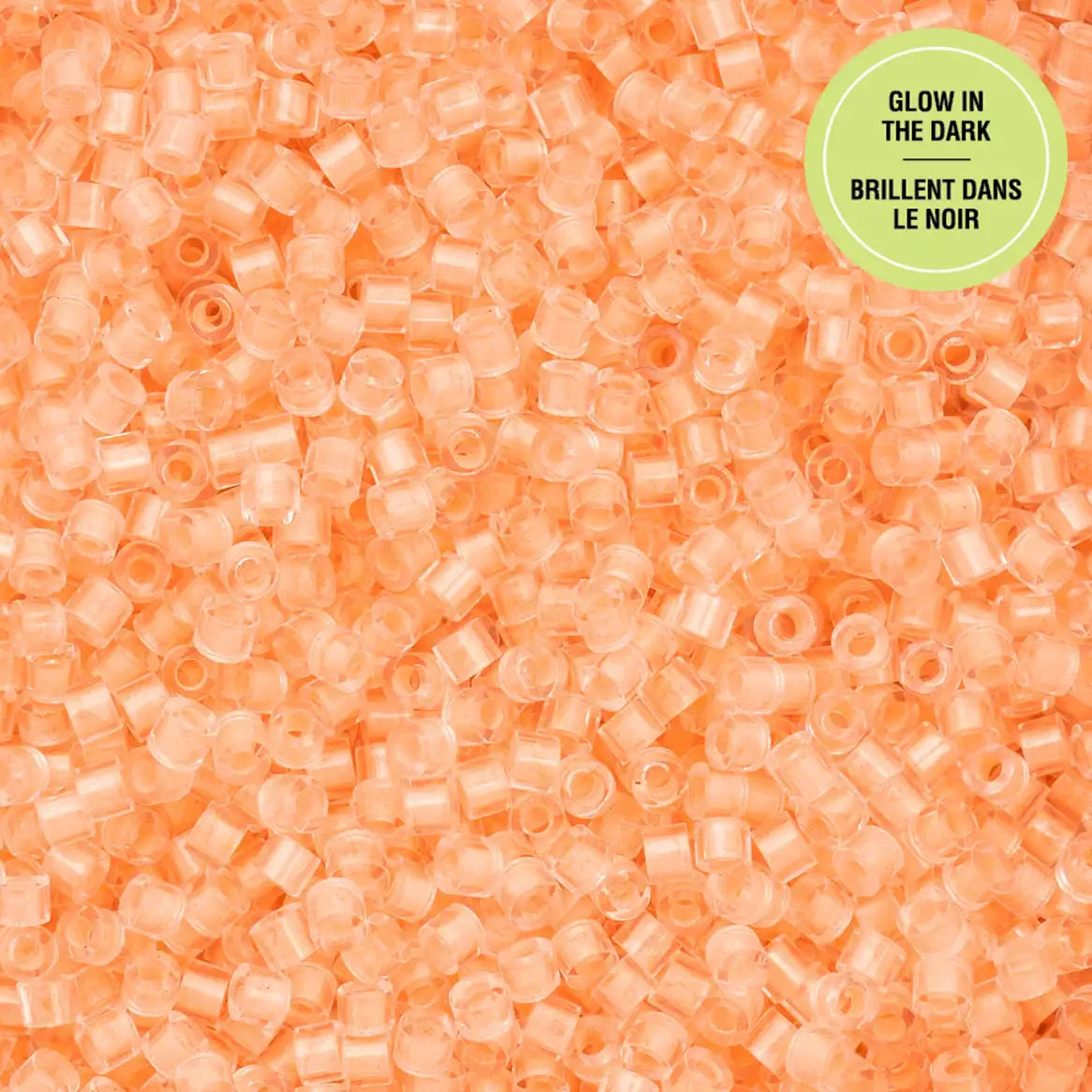 Cylin™ Beads 11/0, CY11-1148 Glow in Dark Orange, 25g - Cylin™ Beads 11/0, CY11-1148 Glow in Dark Orange, 25g - Default Title , The Argus Collection
