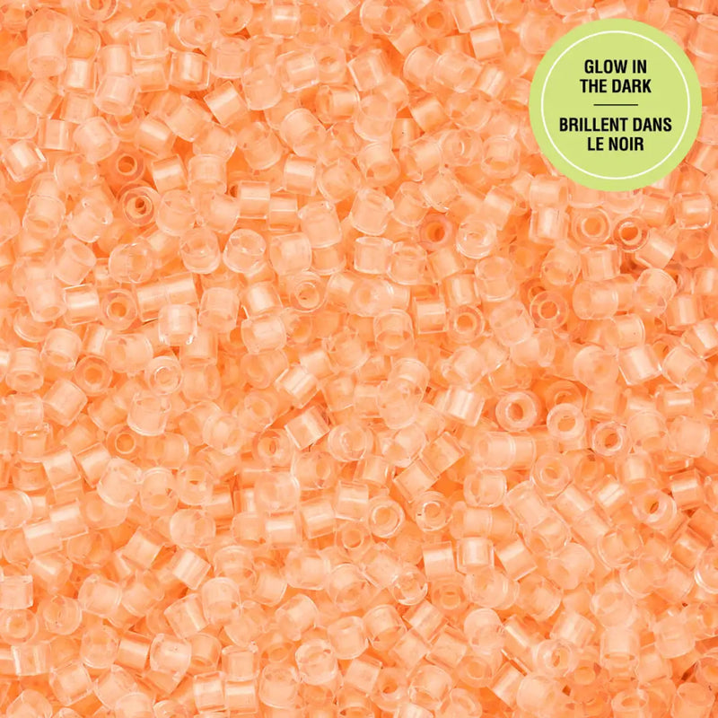 Cylin™ Beads 11/0, CY11-1148 Glow in Dark Orange, 25g - Cylin™ Beads 11/0, CY11-1148 Glow in Dark Orange, 25g - Default Title , The Argus Collection
