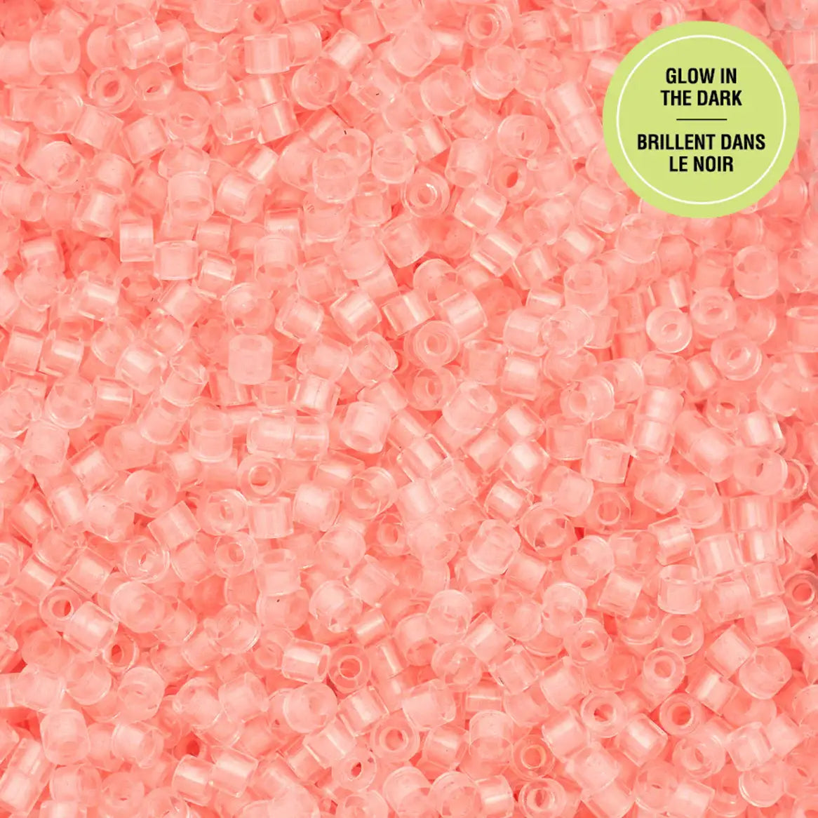 Cylin™ Beads 11/0, CY11-1149 Glow in Dark Coral, 25g - Cylin™ Beads 11/0, CY11-1149 Glow in Dark Coral, 25g - Default Title , The Argus Collection