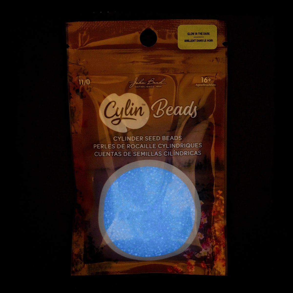 Cylin™ Beads 11/0, CY11-1151 Glow in Dark Sky, 25g - Cylin™ Beads 11/0, CY11-1151 Glow in Dark Sky, 25g - Default Title , The Argus Collection