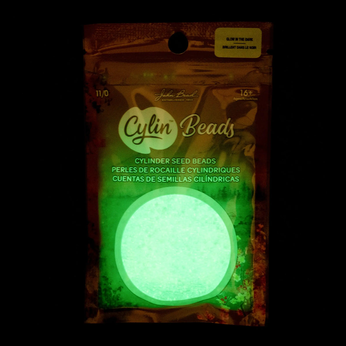 Cylin™ Beads 11/0, CY11-1152 Glow in Dark Turquoise, 25g - Cylin™ Beads 11/0, CY11-1152 Glow in Dark Turquoise, 25g - Default Title , The Argus Collection