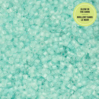 Cylin™ Beads 11/0, CY11-1152 Glow in Dark Turquoise, 25g - Cylin™ Beads 11/0, CY11-1152 Glow in Dark Turquoise, 25g - Default Title , The Argus Collection