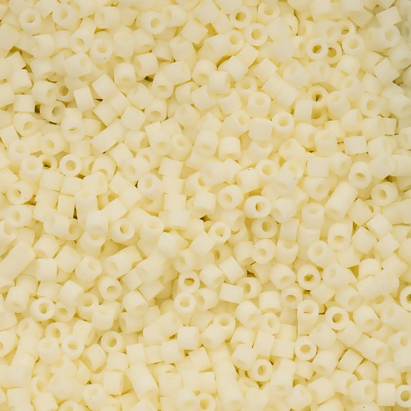 Cylin™ Beads 11/0, CY11-1155 Matte Macaron - Cream, 25g - Cylin™ Beads 11/0, CY11-1155 Matte Macaron - Cream, 25g - Default Title , The Argus Collection