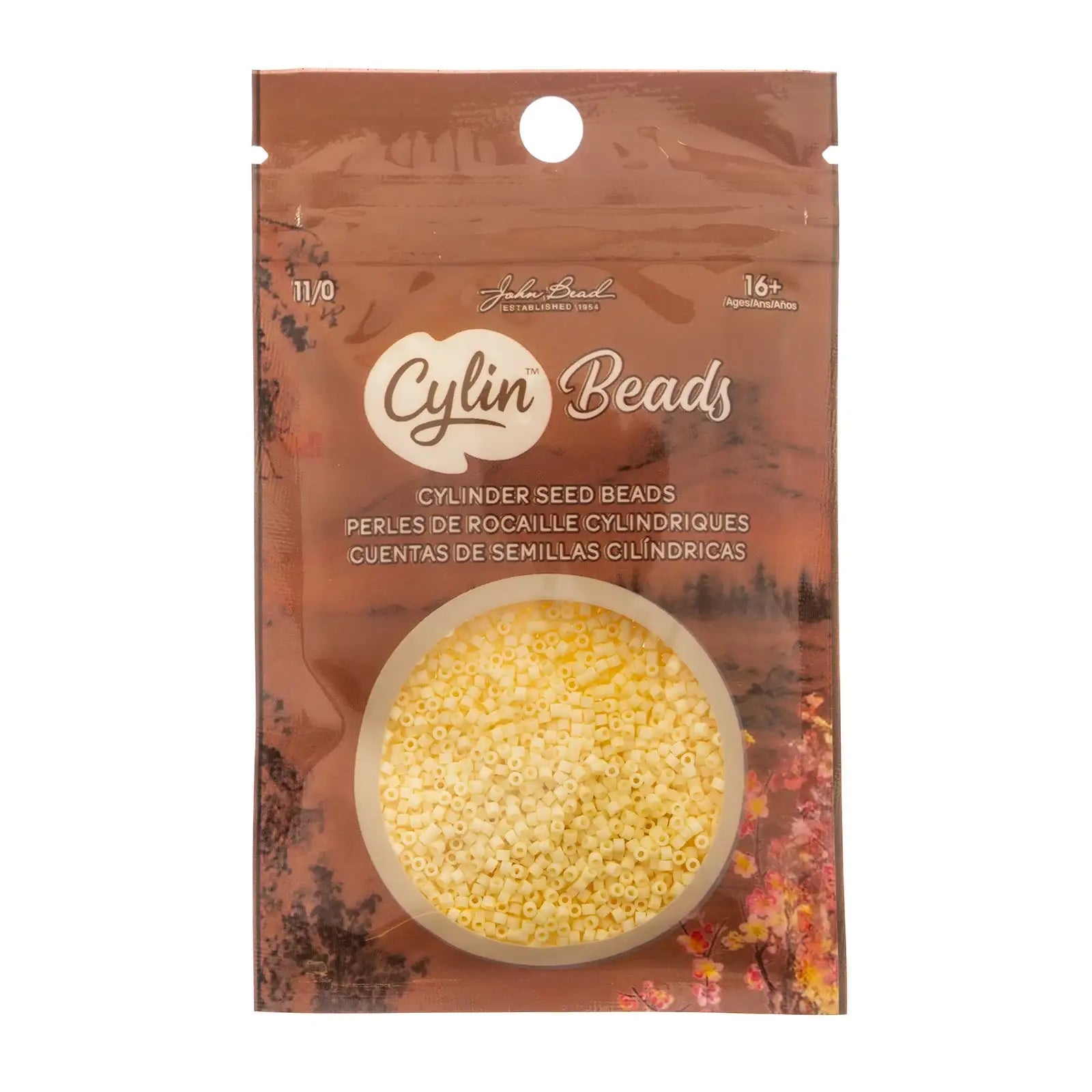 Cylin™ Beads 11/0, CY11-1156 Matte Macaron - Butter Cream, 25g - Cylin™ Beads 11/0, CY11-1156 Matte Macaron - Butter Cream, 25g - Default Title , The Argus Collection