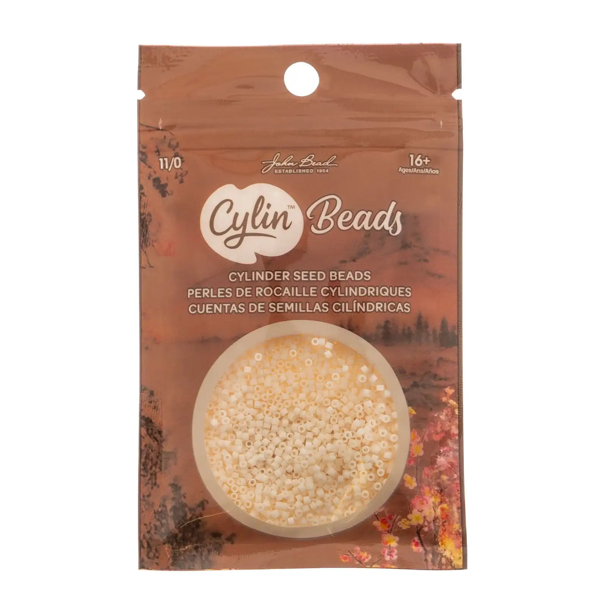Cylin™ Beads 11/0, CY11-1157 Matte Macaron - Warm Cream, 25g - Cylin™ Beads 11/0, CY11-1157 Matte Macaron - Warm Cream, 25g - Default Title , The Argus Collection