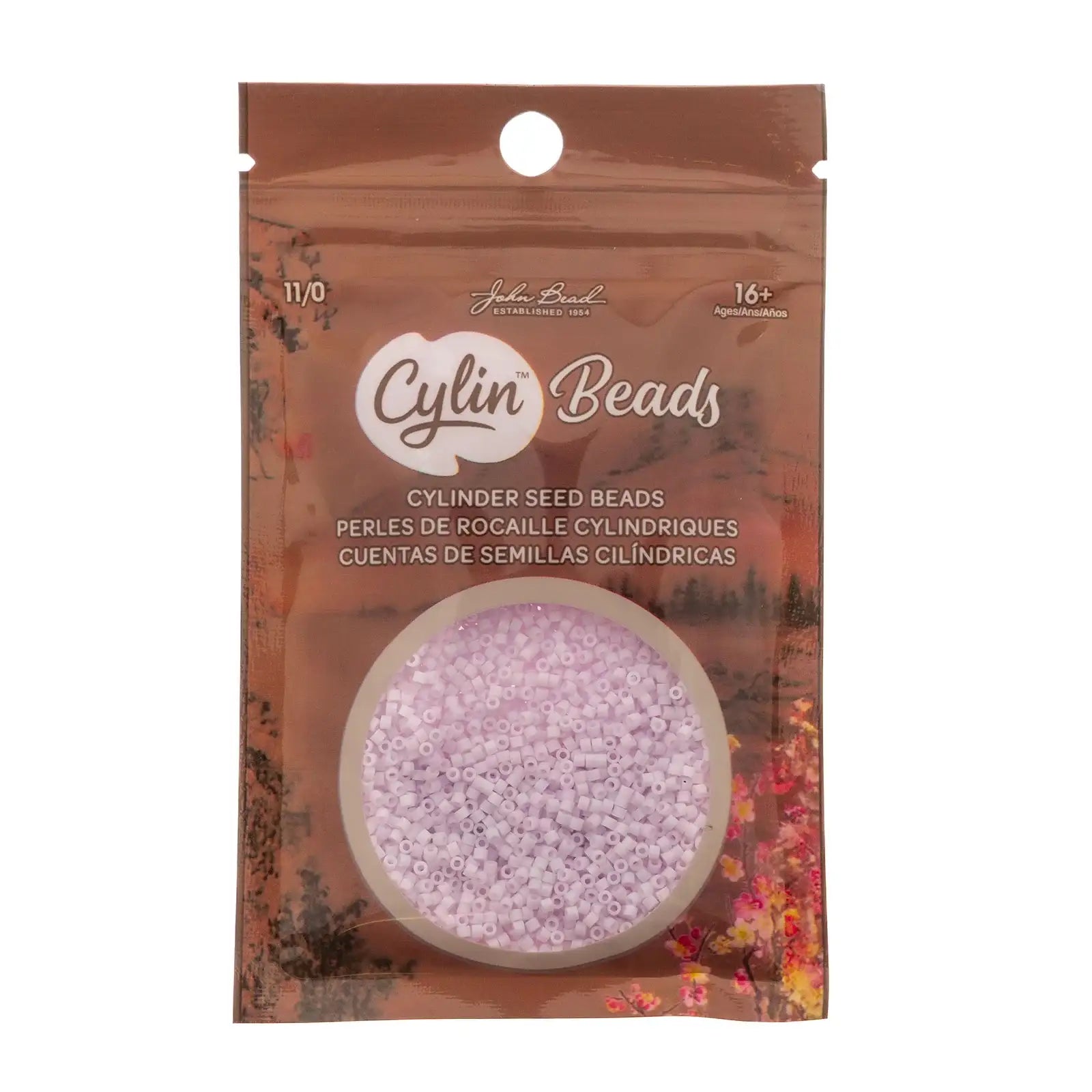 Cylin™ Beads 11/0, CY11-1166 Matte Macaron - Soft Lavender, 25g - Cylin™ Beads 11/0, CY11-1166 Matte Macaron - Soft Lavender, 25g - Default Title , The Argus Collection