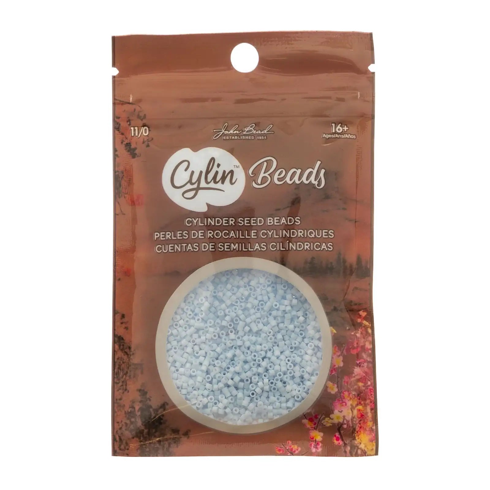 Cylin™ Beads 11/0, CY11-1169 Matte Macaron - Blue Cloud, 25g - Cylin™ Beads 11/0, CY11-1169 Matte Macaron - Blue Cloud, 25g - Default Title , The Argus Collection