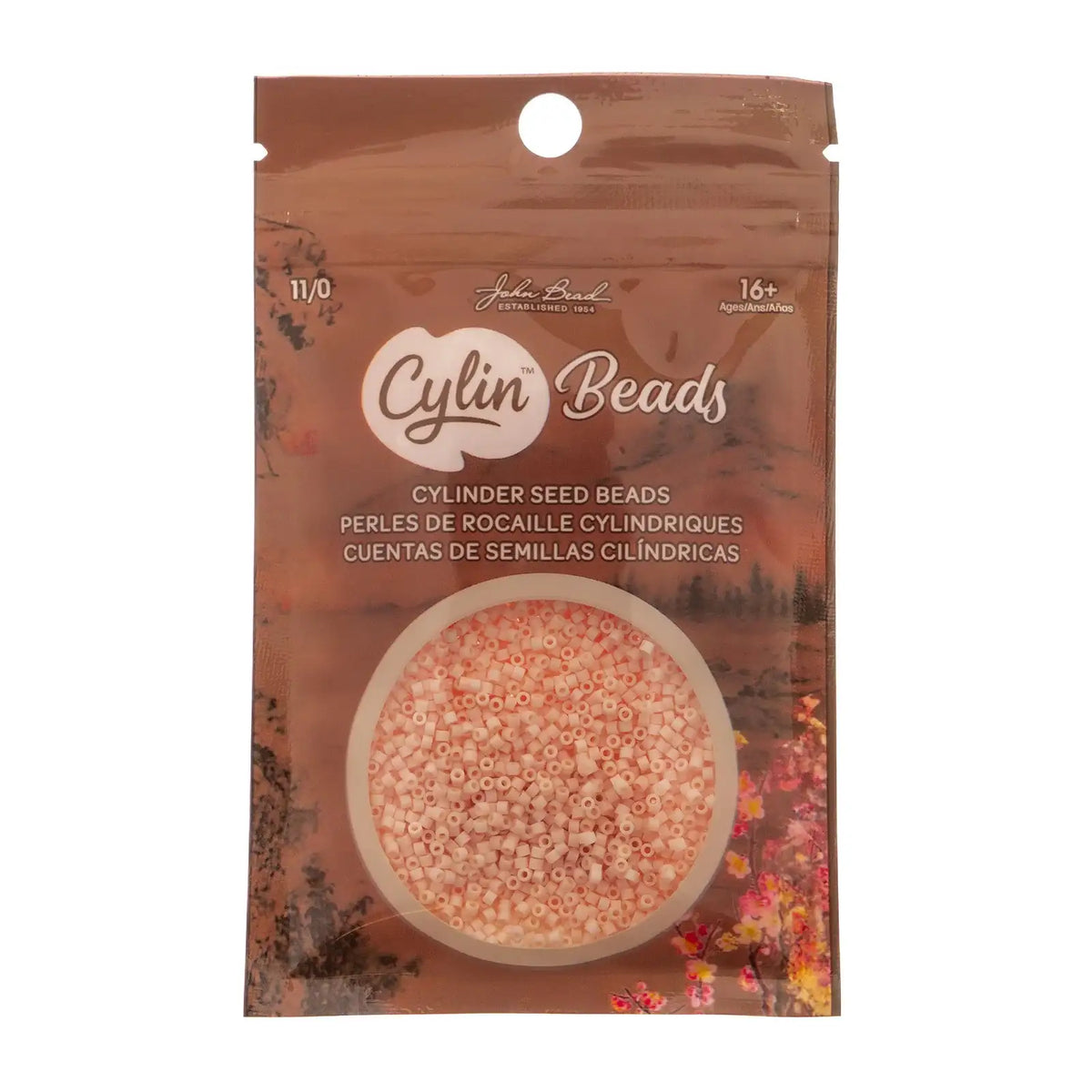 Cylin™ Beads 11/0, CY11-1171 Matte Macaron - Apricot, 25g - Cylin™ Beads 11/0, CY11-1171 Matte Macaron - Apricot, 25g - Default Title , The Argus Collection