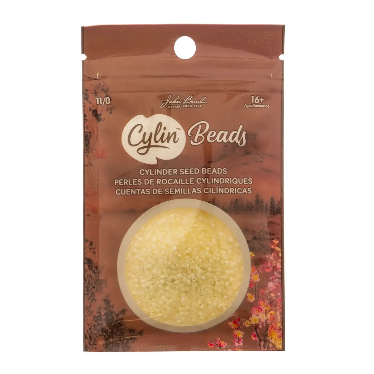 Cylin™ Beads 11/0, CY11-1174 Matte Macaron AB - Yellow, 25g - Cylin™ Beads 11/0, CY11-1174 Matte Macaron AB - Yellow, 25g - Default Title , The Argus Collection