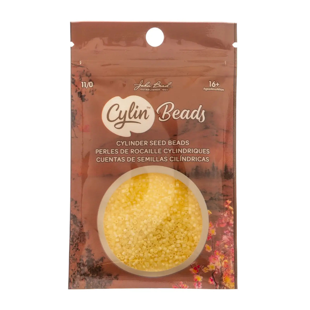 Cylin™ Beads 11/0, CY11-1175 Matte Macaron AB - Butter, 25g - Cylin™ Beads 11/0, CY11-1175 Matte Macaron AB - Butter, 25g - Default Title , The Argus Collection