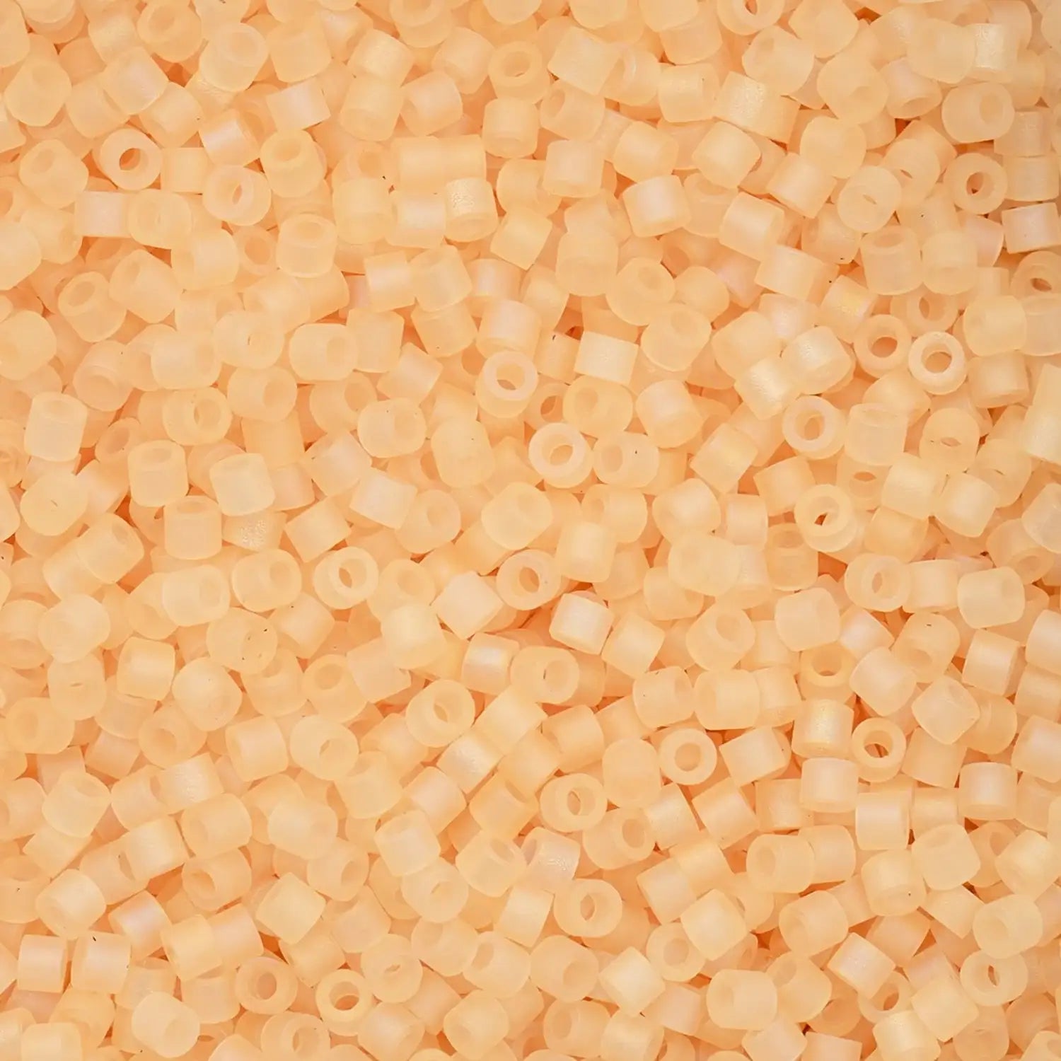 Cylin™ Beads 11/0, CY11-1177 Matte Macaron AB - Light Orange, 25g - Cylin™ Beads 11/0, CY11-1177 Matte Macaron AB - Light Orange, 25g - Default Title , The Argus Collection