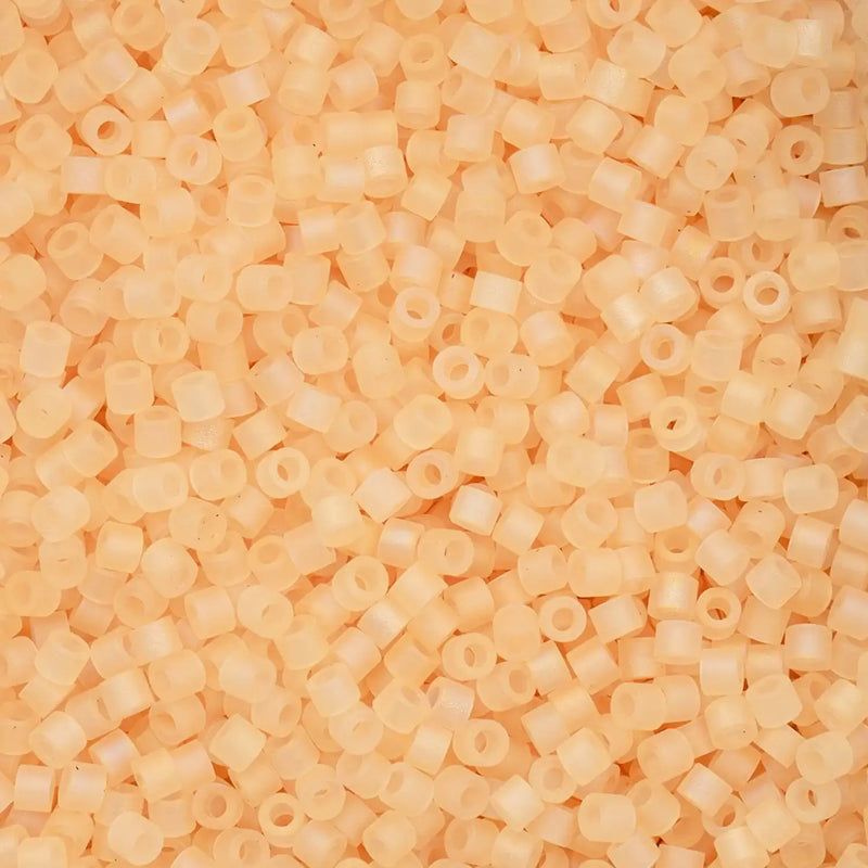 Cylin™ Beads 11/0, CY11-1177 Matte Macaron AB - Light Orange, 25g - Cylin™ Beads 11/0, CY11-1177 Matte Macaron AB - Light Orange, 25g - Default Title , The Argus Collection