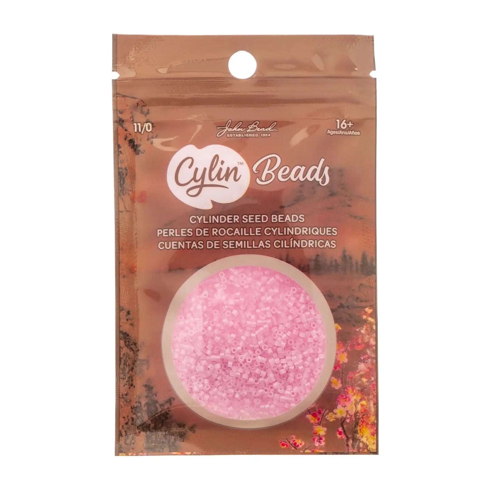 Cylin™ Beads 11/0, CY11-1181 Matte Macaron AB - Baby Pink, 25g - Cylin™ Beads 11/0, CY11-1181 Matte Macaron AB - Baby Pink, 25g - Default Title , The Argus Collection