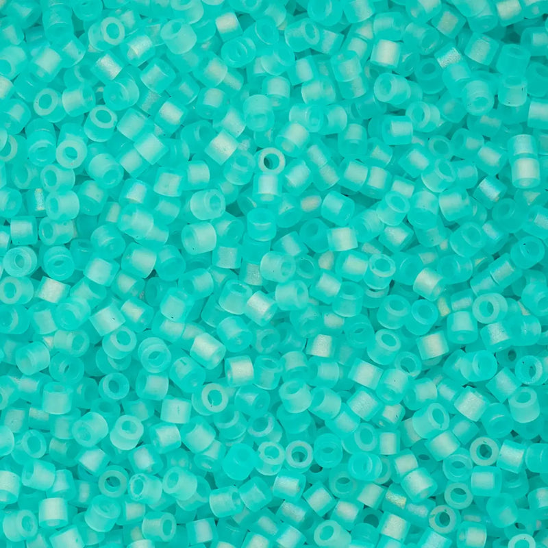 Cylin™ Beads 11/0, CY11-1185 Matte Macaron AB - Blue Turquoise, 25g - Cylin™ Beads 11/0, CY11-1185 Matte Macaron AB - Blue Turquoise, 25g - Default Title , The Argus Collection