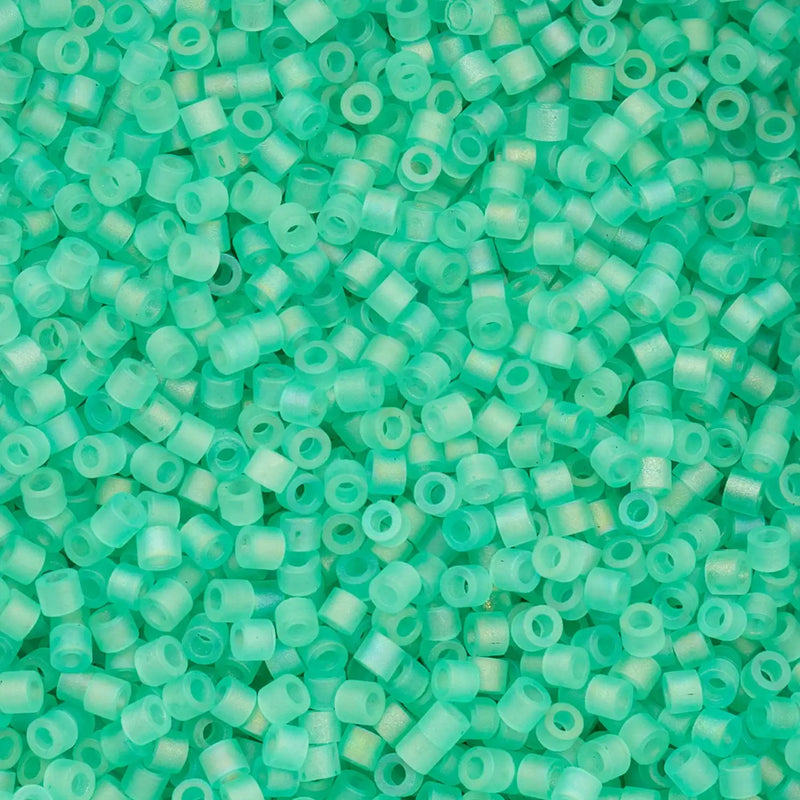 Cylin™ Beads 11/0, CY11-1186 Matte Macaron AB - Green Turquoise, 25g - Cylin™ Beads 11/0, CY11-1186 Matte Macaron AB - Green Turquoise, 25g - Default Title , The Argus Collection