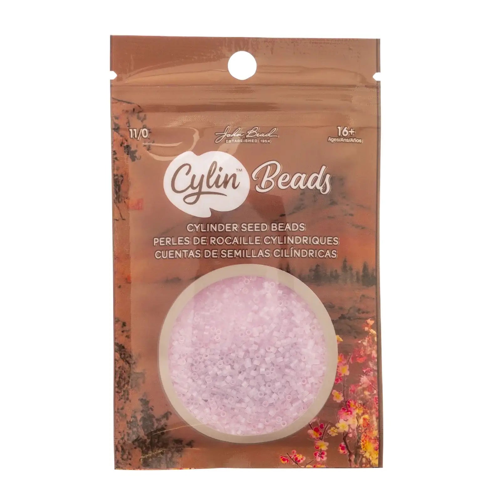 Cylin™ Beads 11/0, CY11-1188 Matte Macaron AB - Pale Lavender, 25g - Cylin™ Beads 11/0, CY11-1188 Matte Macaron AB - Pale Lavender, 25g - Default Title , The Argus Collection